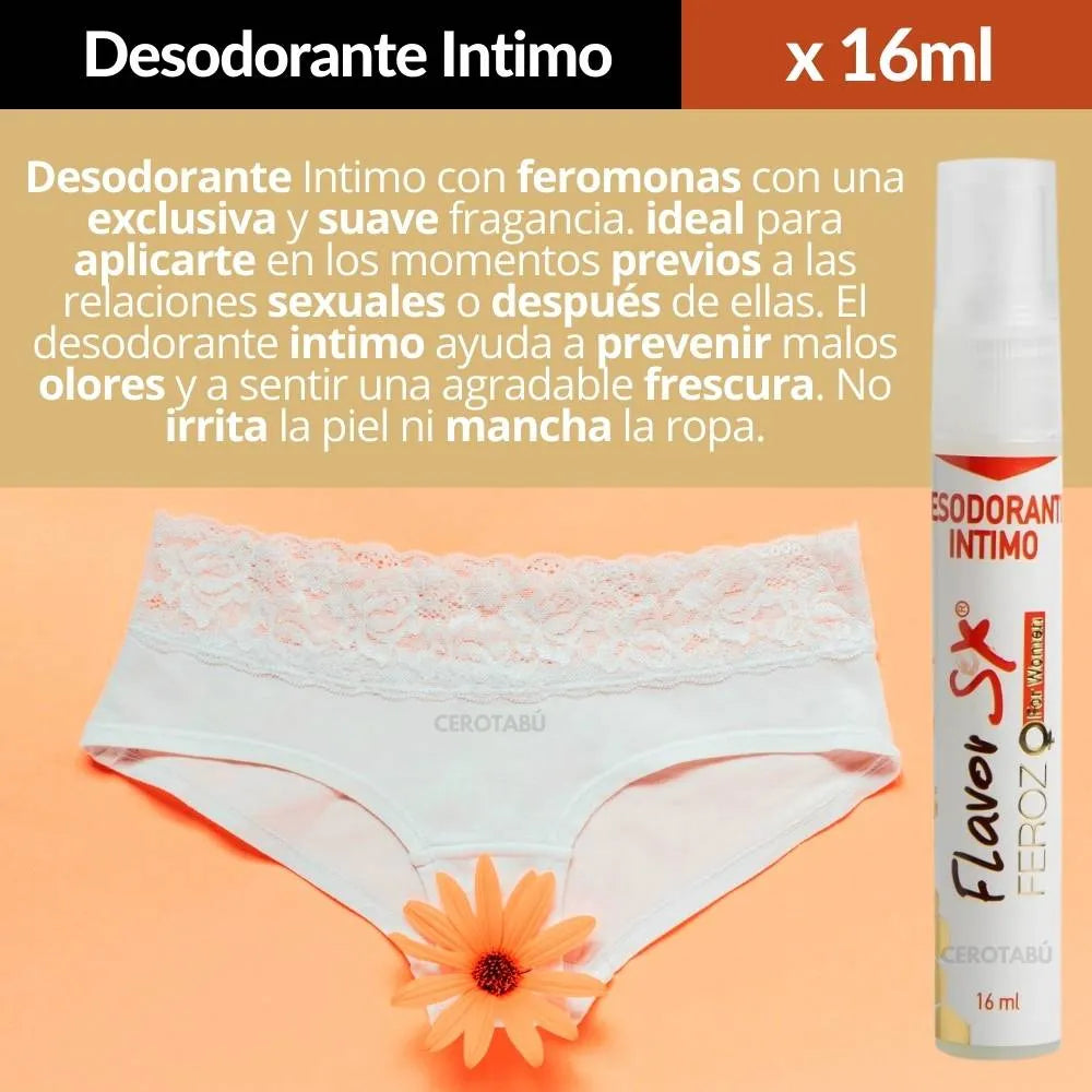 DESODORANTE INTIMO FEROZ FLAVOR