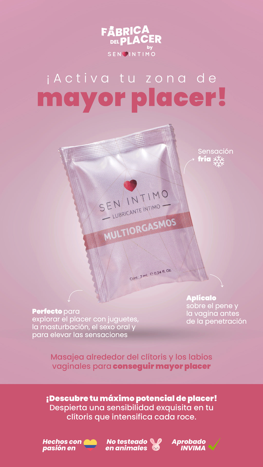 SACHET MULTIORGASMO SEN INTIMO