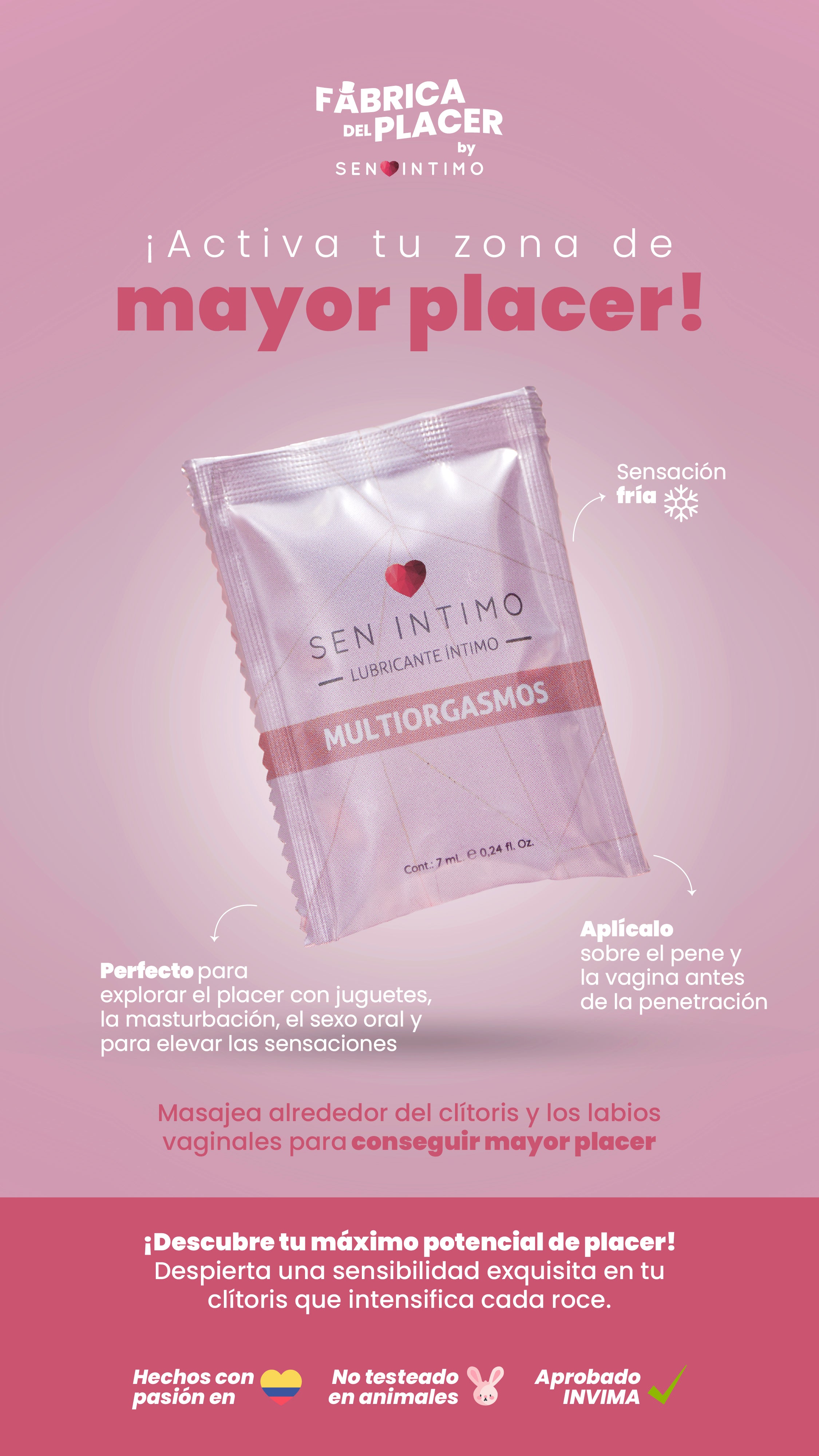 SACHET MULTIORGASMO SEN INTIMO