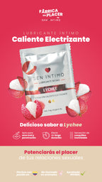 SACHET LUBRICANTE CALIENTE ELECTRIZANTE LYCHEE SEN INTIMO