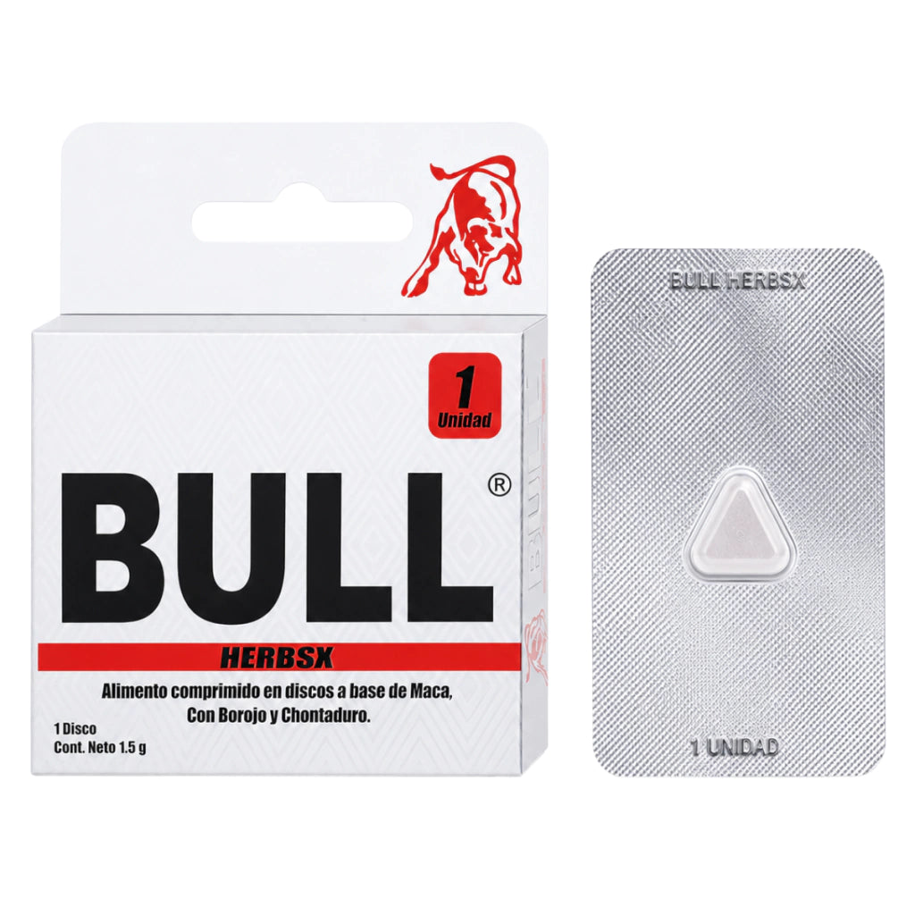 PASTILLA POTENCIALIZADORA BULL UNISEX