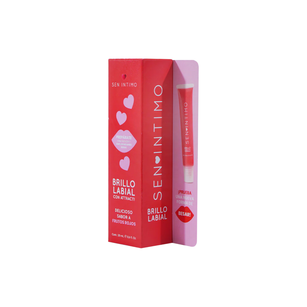 BRILLO LABIAL CON FEROMONAS FRUTOS ROJOS SEN INTIMO