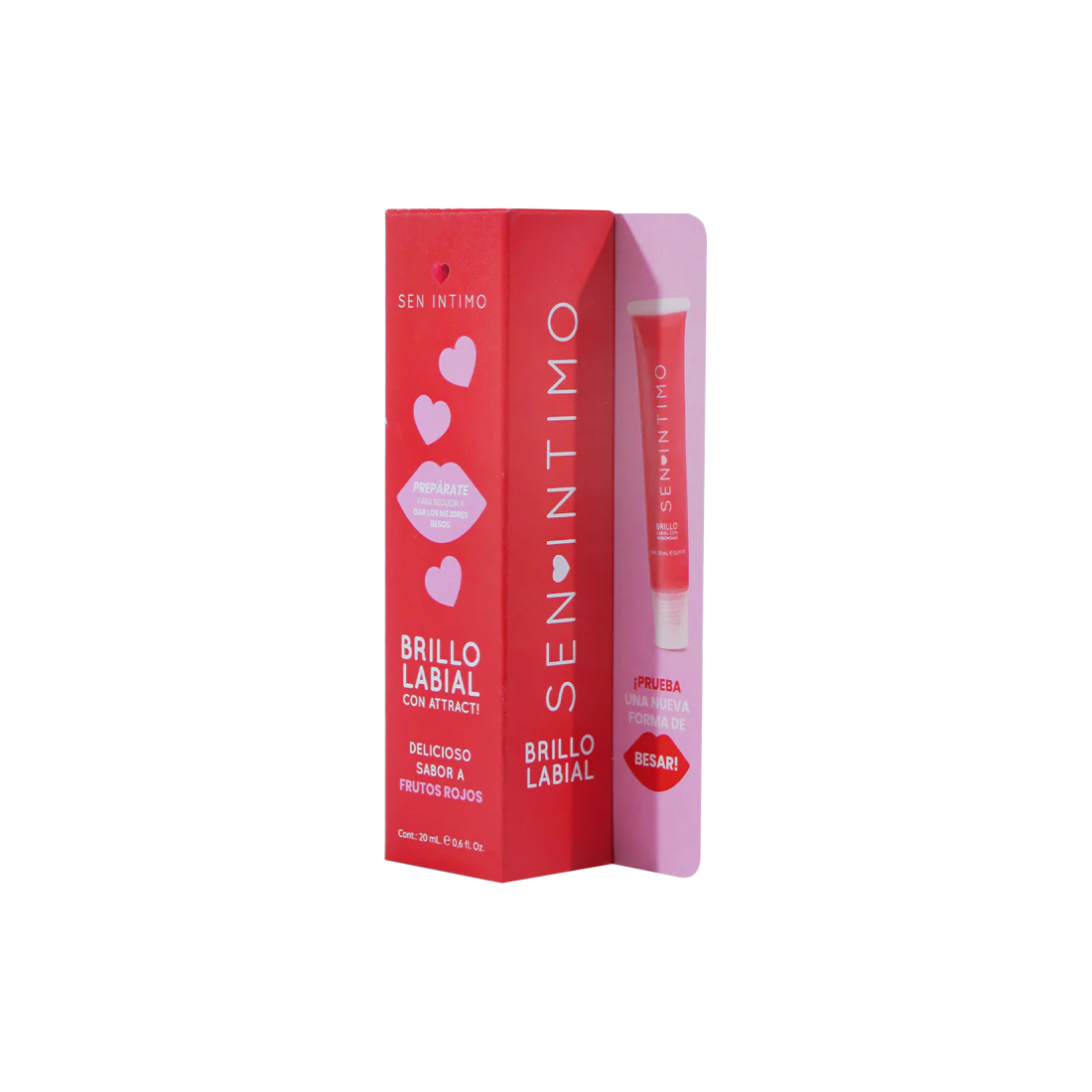 BRILLO LABIAL CON FEROMONAS FRUTOS ROJOS SEN INTIMO