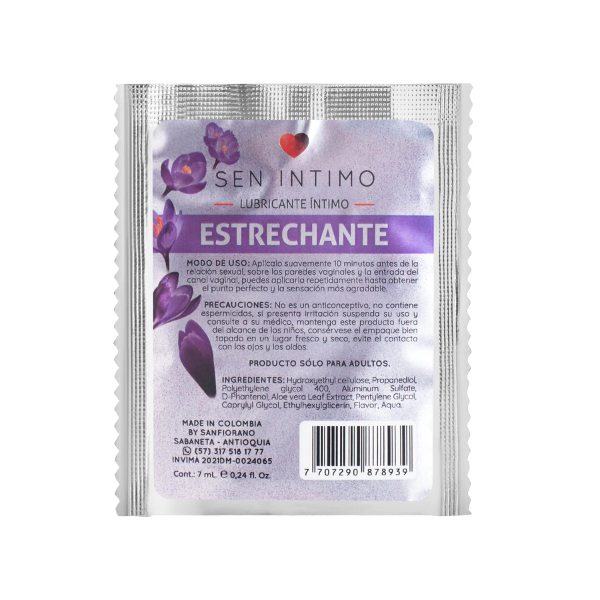SACHET ESTRECHANTE SEN INTIMO
