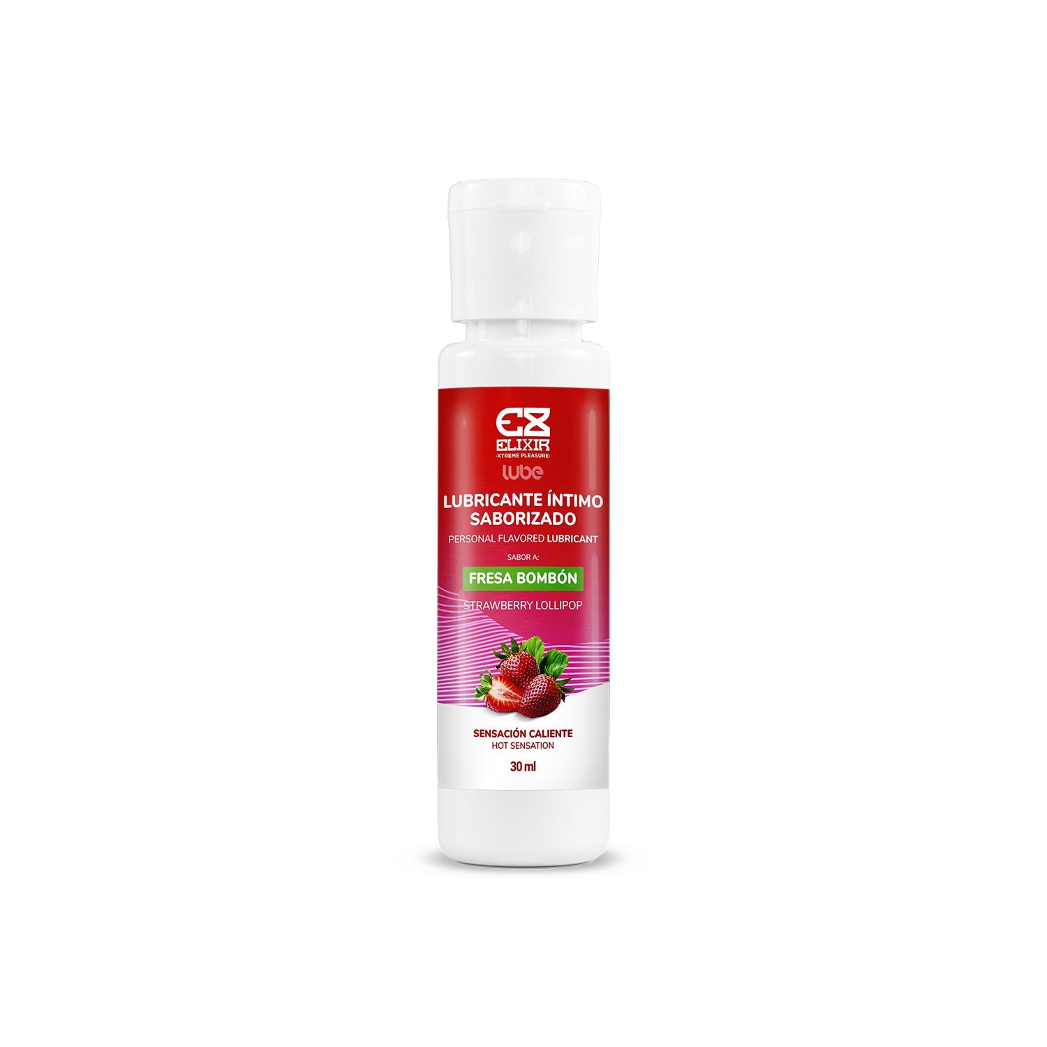 LUBRICANTE CALIENTE FRESA BOMBÓN ELIXIR