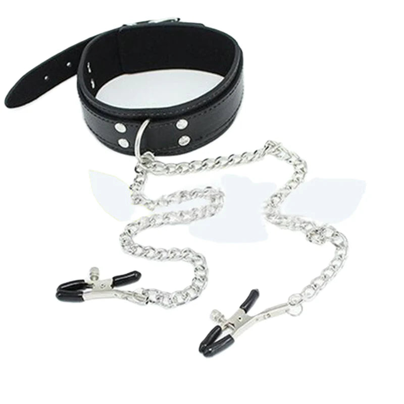 COLLAR CON PEZONERAS ROJO