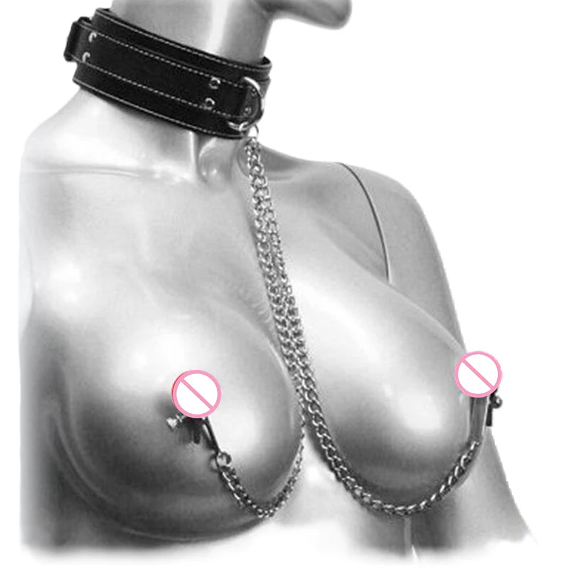 COLLAR CON PEZONERAS ROJO
