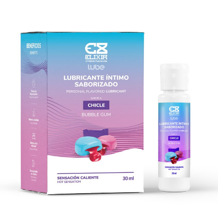 LUBRICANTE CALIENTE CHICLE ELIXIR