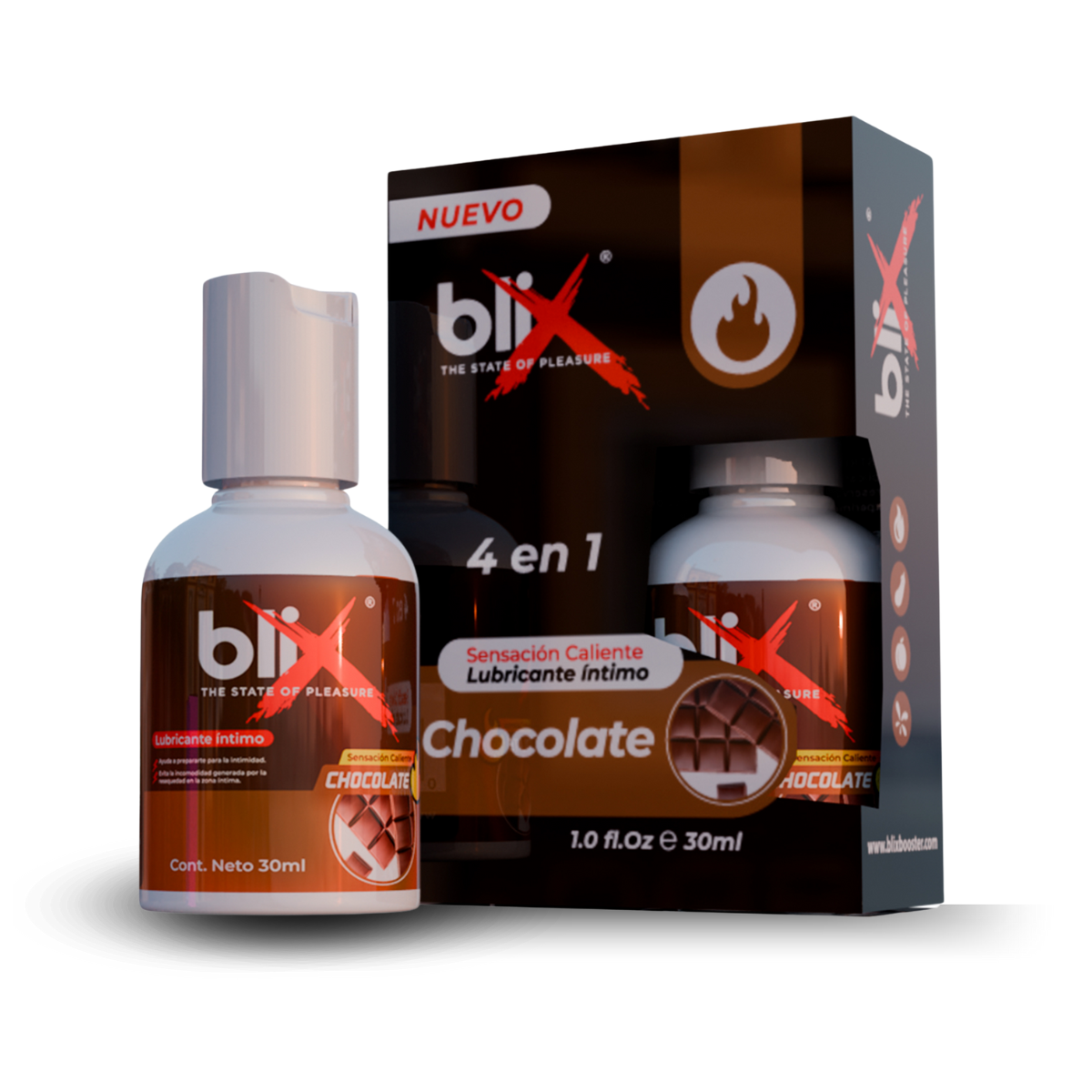 LUBRICANTE CALIENTE CHOCOLATE BLIX