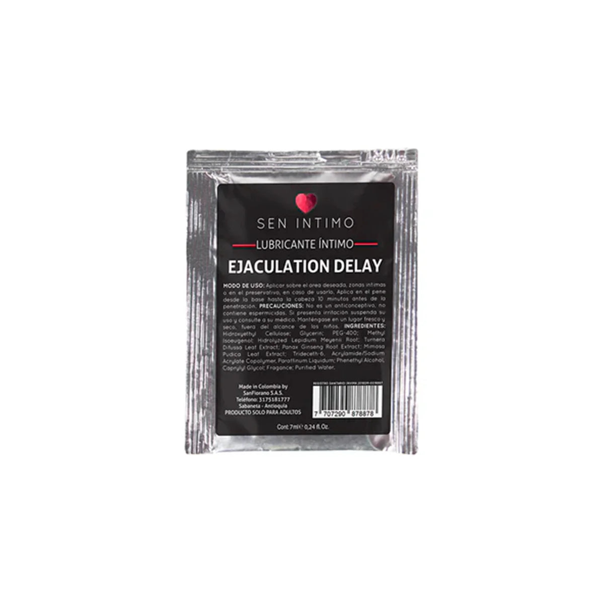 SACHET RETARDANTE EN GEL EJACULATION DELAY SEN INTIMO
