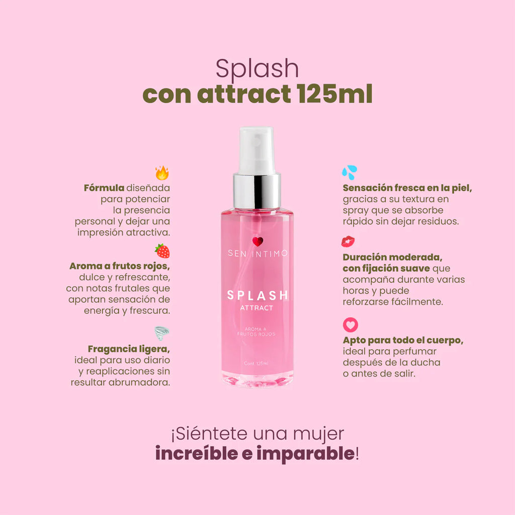 SPLASH CON FEROMONAS FRUTOS ROJOS SEN INTIMO
