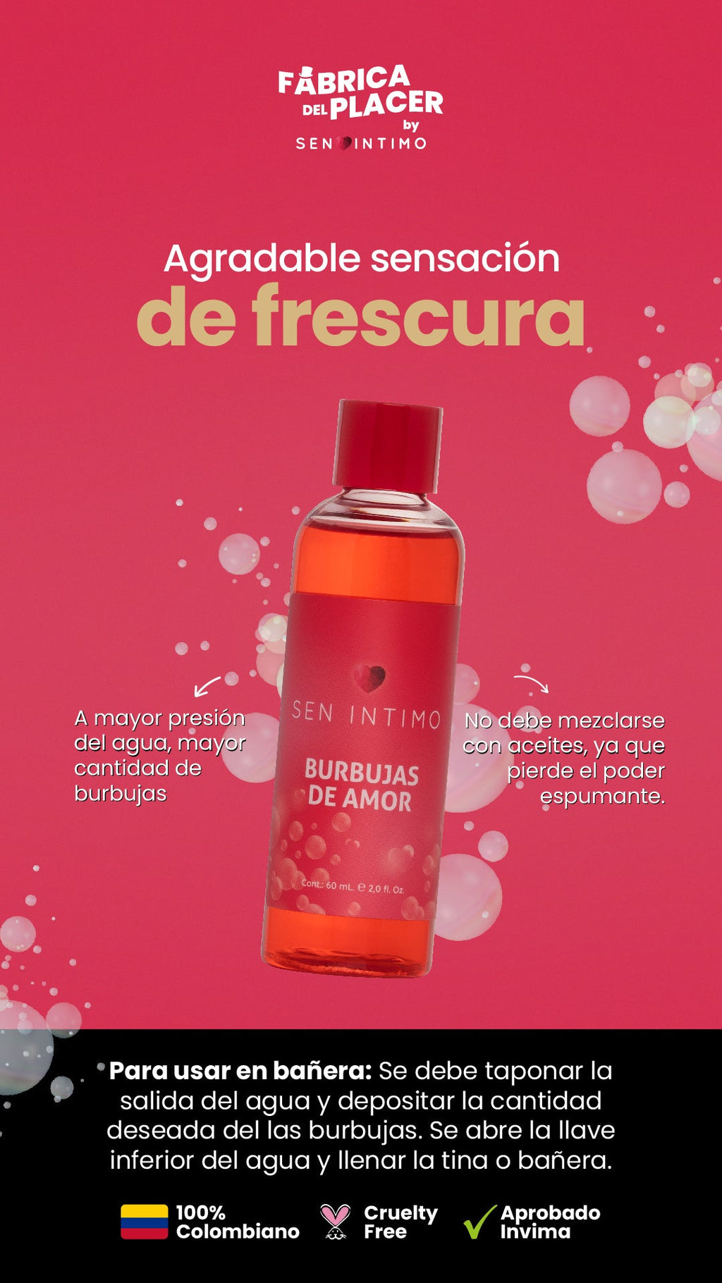 BURBUJAS DE AMOR SEN INTIMO