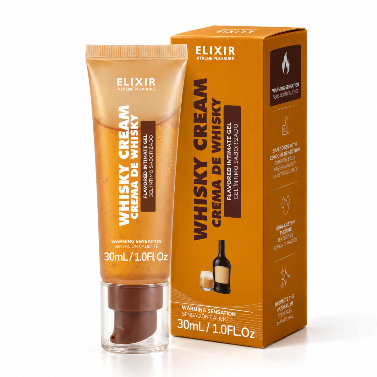 LUBRICANTE CALIENTE CREMA DE WHISKY ELIXIR 30ML