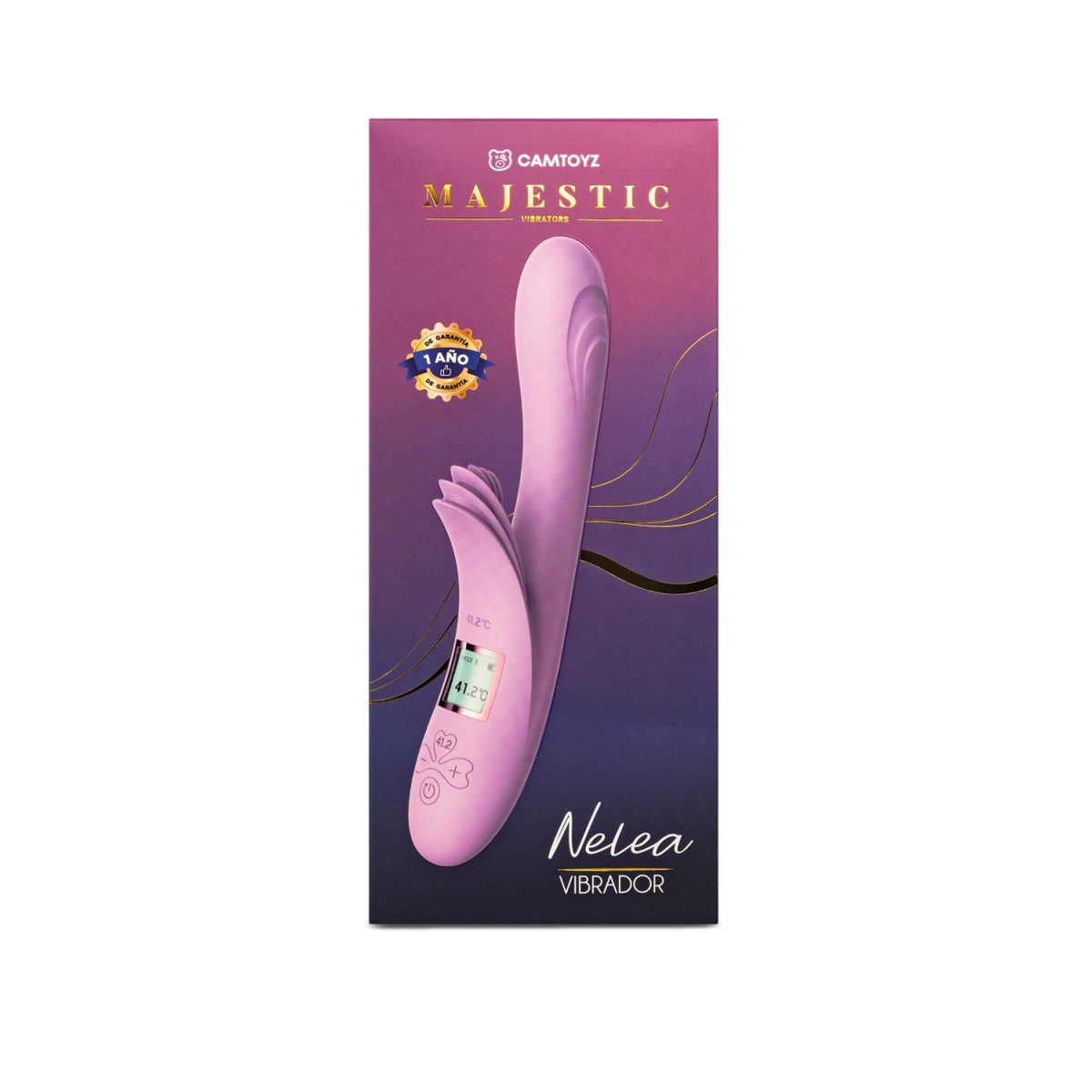 VIBRADOR DOBLE ESTIMULACIÓN NELEA