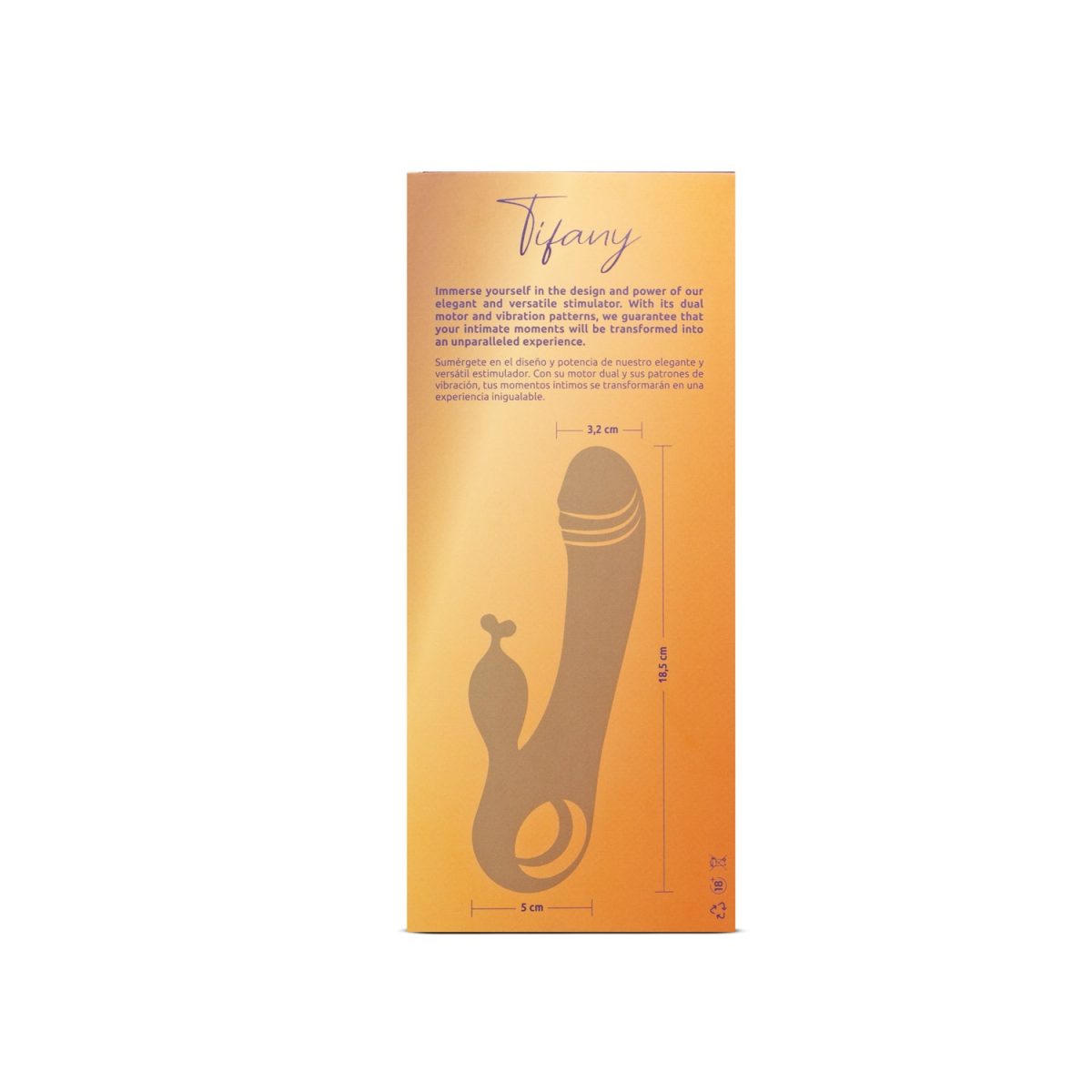 VIBRADOR DOBLE ESTIMULACIÓN TIFANY