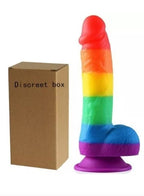 DILDO REALISTA ARCOIRIS