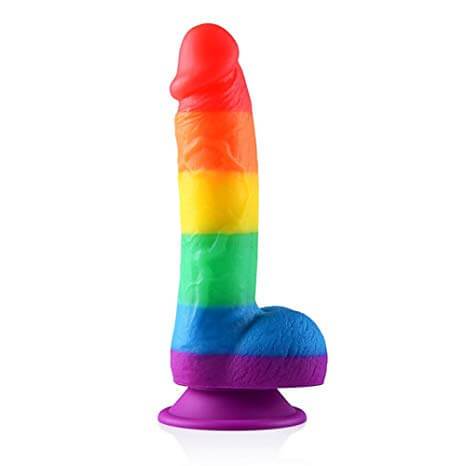 DILDO REALISTA ARCOIRIS