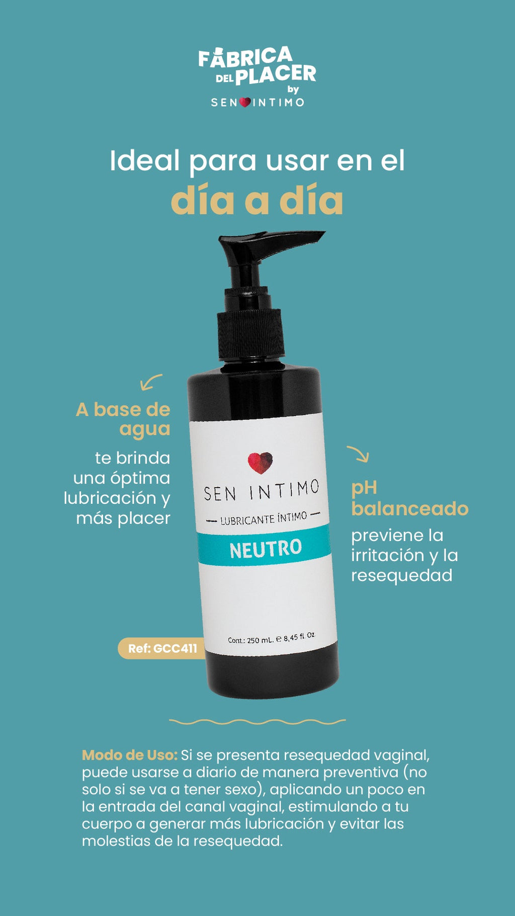 LUBRICANTE NEUTRO SEN INTIMO 250 ML