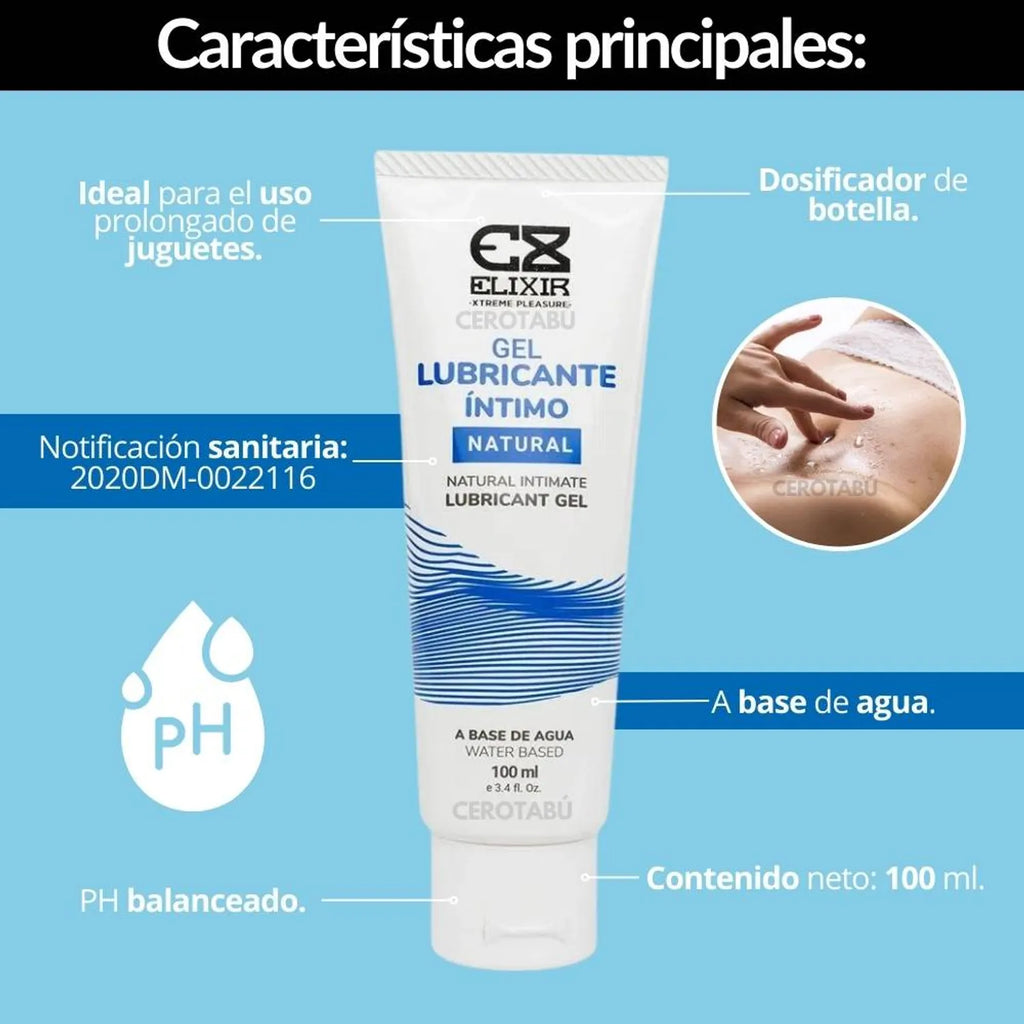 LUBRICANTE NATURAL ELIXIR 100ML