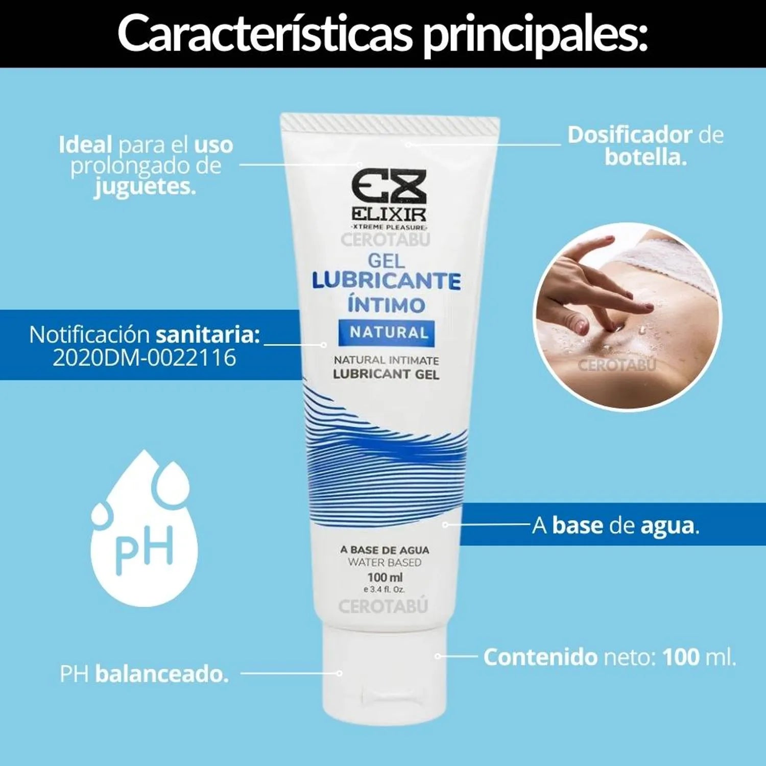 LUBRICANTE NATURAL ELIXIR 100ML